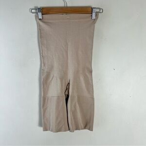 Spanx Shapewear Short High Waisted Beige Size Large Slimming